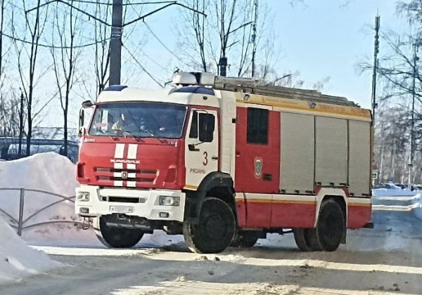 В Старожилове случился пожар на зерносушилке