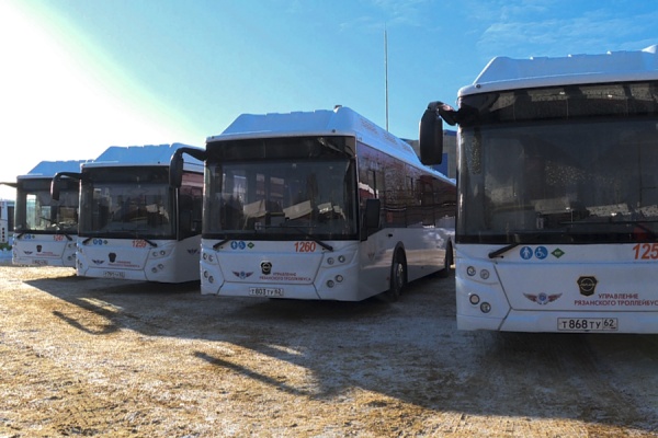 На улицы Рязани выйдут еще 25 новых автобусов