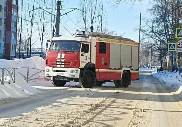 На пожаре в Касимове спасли человека