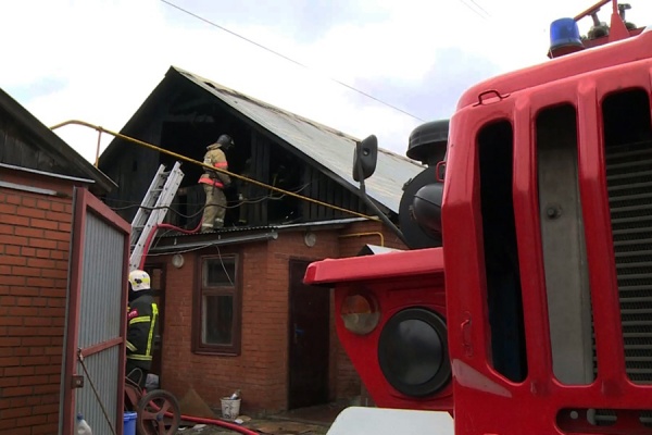 В Сапожке на пожаре погибла женщина 