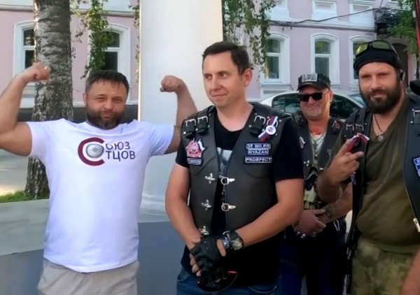 Мотоциклисты из Союза отцов побывали в Рязани
