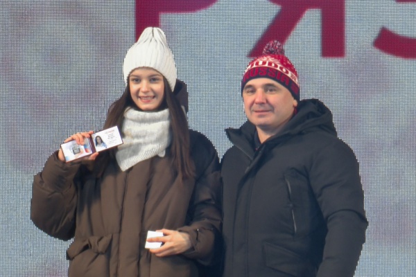 На главной сцене Новогодней столицы прошло награждение рязанских спортсменов 