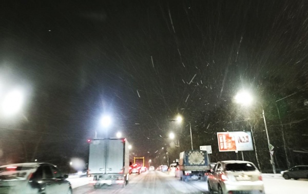 На регион надвигается снежная буря