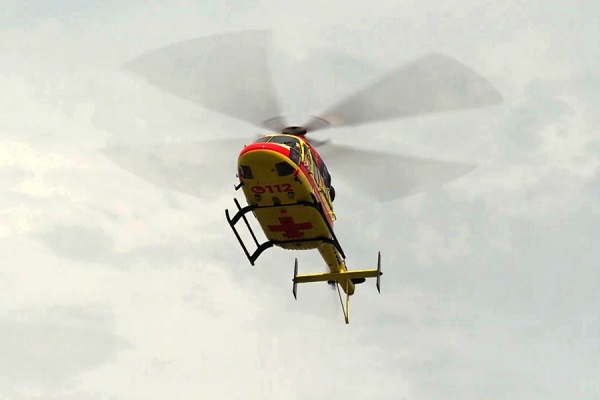 Вертолёт эвакуировал пострадавшего после ДТП в Рязанской области