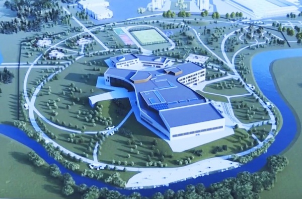 Во флагманской школе в Рязани идет строительство пищеблока