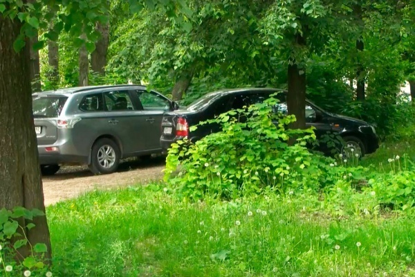 Областная Дума приняла закон о прогрессивной шкале штрафов за парковку на газоне