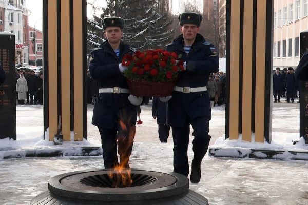 В Рязани почтили память павших героев в преддверии Дня защитника Отечества