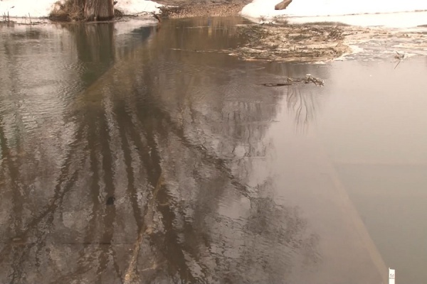 В Спасском округе подтопило два участка дорог