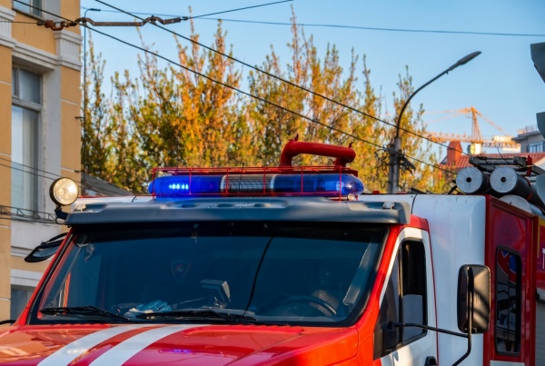 В Рязани горели автобус и многоквартирный дом  