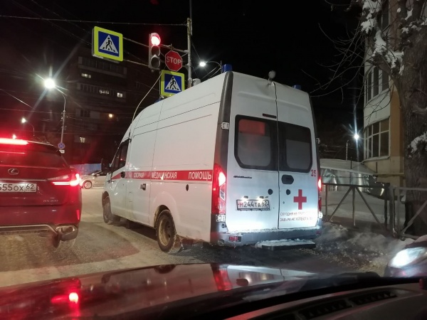 Женщина-водитель пострадала в ДТП в центре Рязани