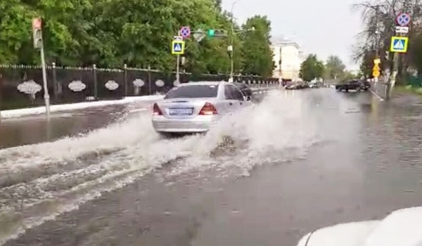 Рязанские улицы затопило 