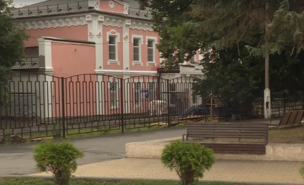 В Сасове дикая косуля застряла в школьном заборе