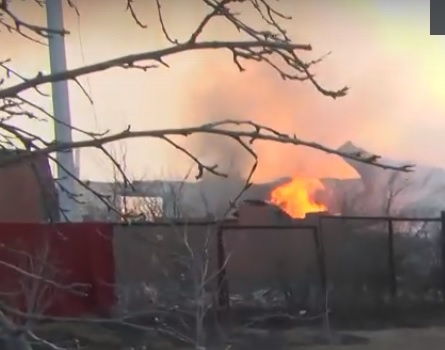 В Ермишинском районе ночью загорелся жилой дом