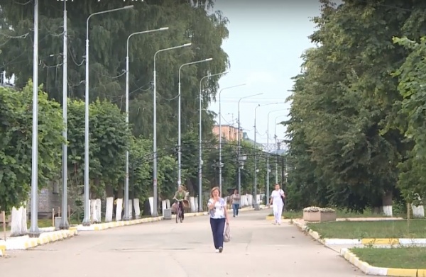 В Шацке завершили благоустройство парка