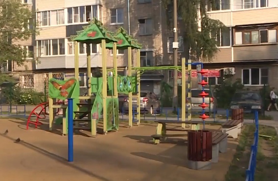 Еще одна детская площадка открылась в Железнодорожном районе