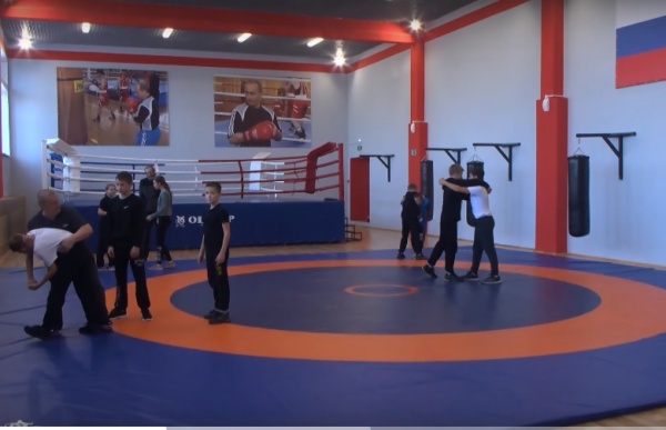Спортзал в Рыбновской школе отремонтировали