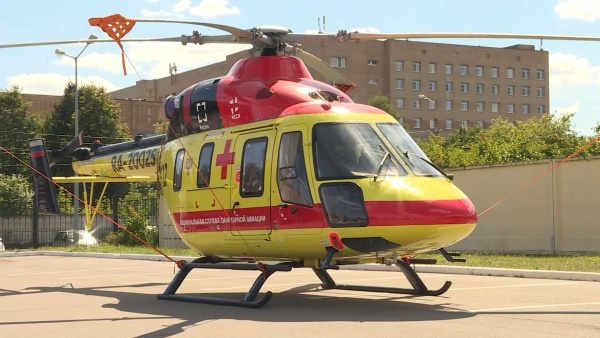 В Рязанской области вертолет санавиации совершил пять вылетов 