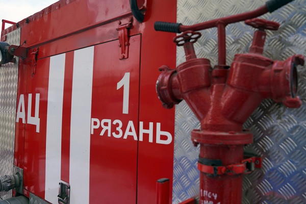 В Рязани горел частный дом