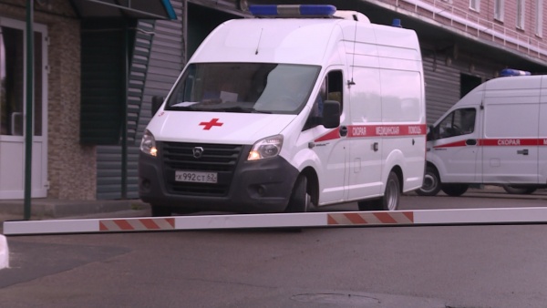 В Рязани из-за аварии госпитализировали двух человек